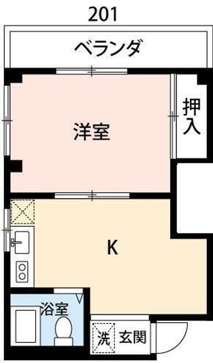 東京都国分寺市高木町2(マンション)の賃貸物件の間取り