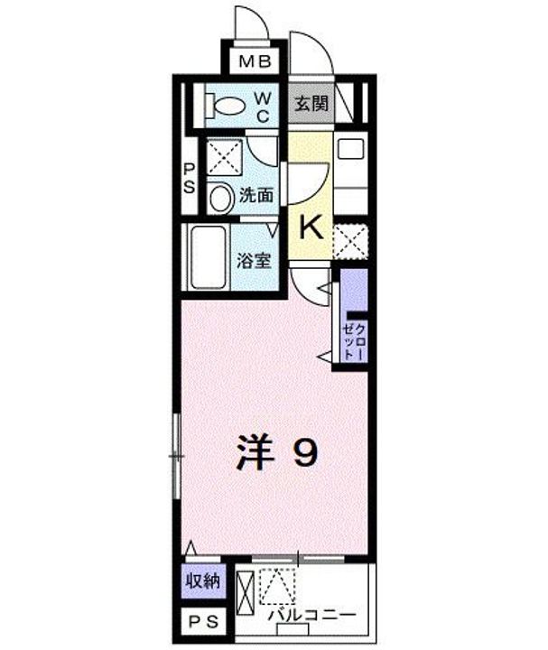ヴァンベールMKの間取り