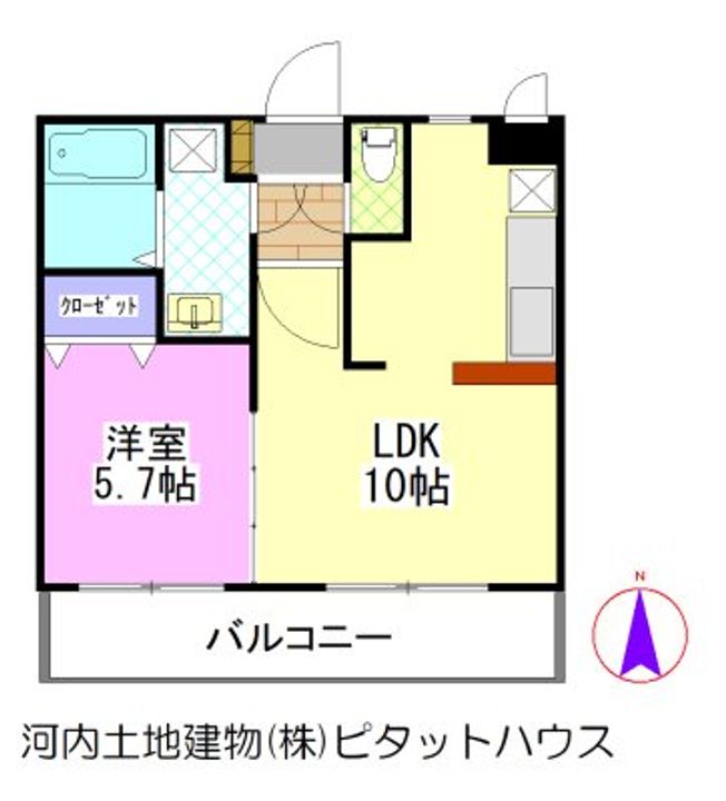アルファレジデンスイーストの間取り