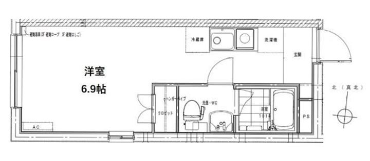 東京都新宿区西落合4(マンション)の賃貸物件の間取り