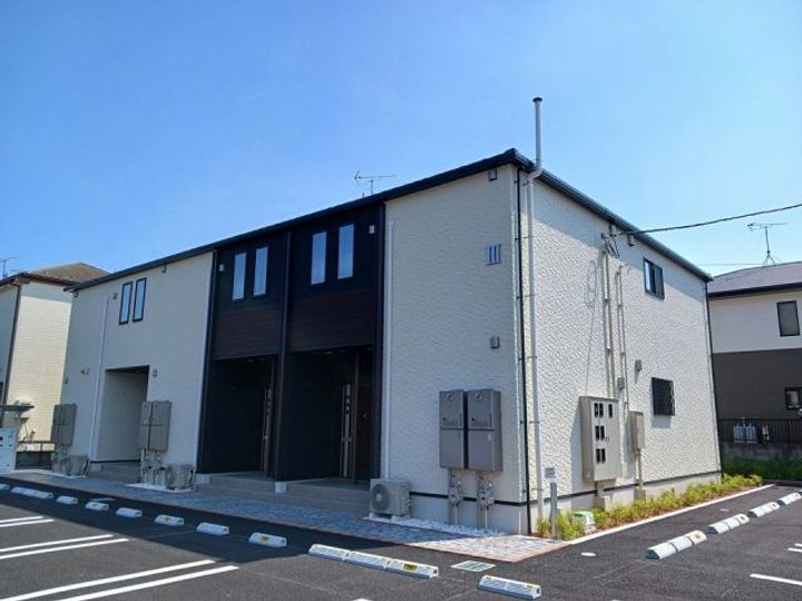 茨城県ひたちなか市大字足崎(アパート)の賃貸物件の外観