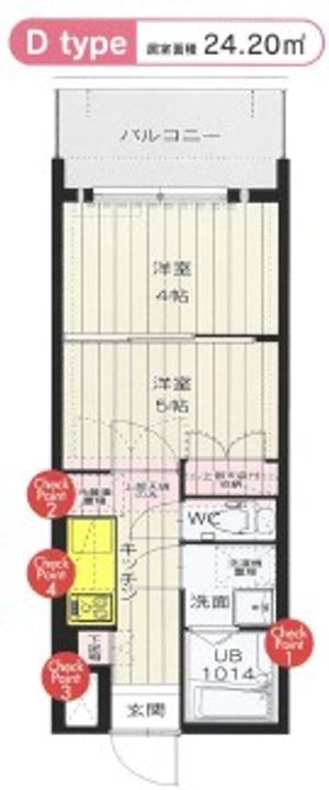 No.87 マリアージュステーションの間取り