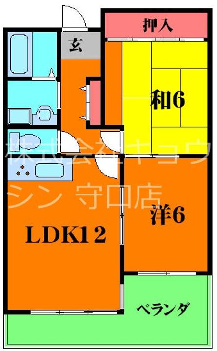 平安ハイツの間取り