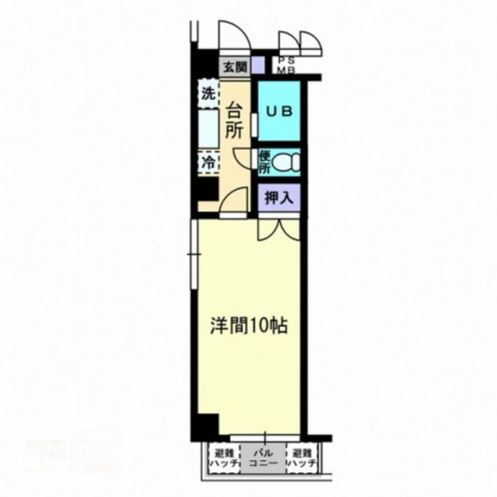 エクセレント大供の間取り