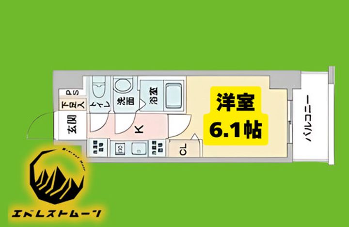 アステリ鶴舞エーナの間取り