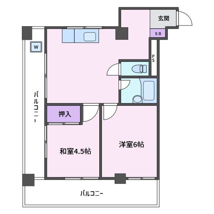 アズミマンションの間取り