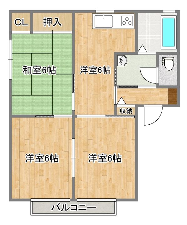 メゾンド・池田IIの間取り