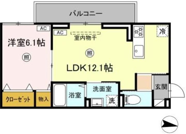 ロイヤルタウン大和の間取り