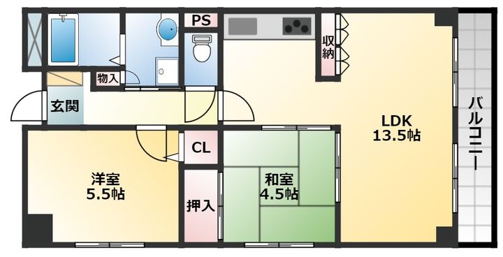 三宅アメニティサンズの間取り