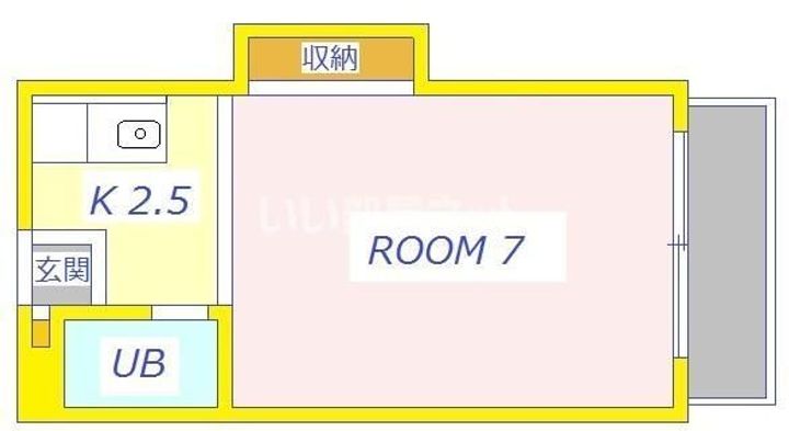 ジュネ弐番館の間取り