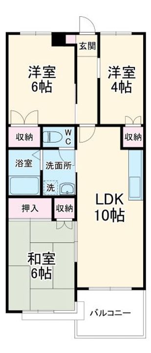 カーサ・ミアの間取り