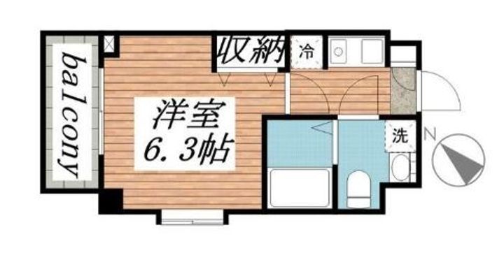 レスポワール・多摩川の間取り