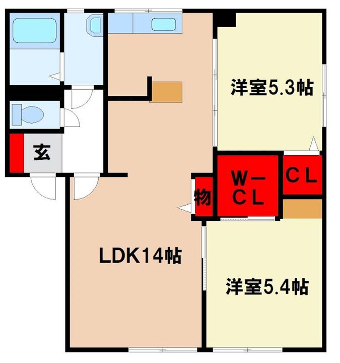 アルブル510の間取り