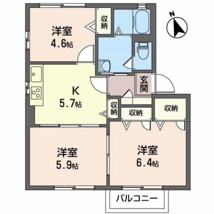 ハウス・パディDの間取り