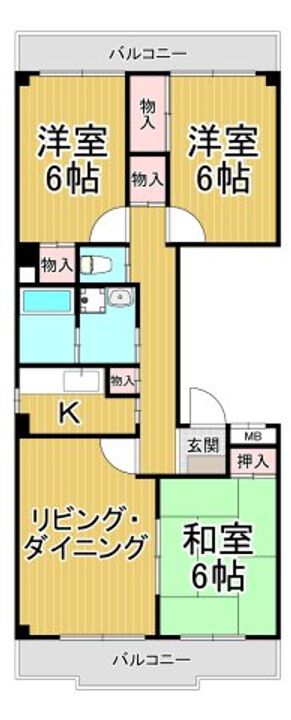 星野ハイムの間取り