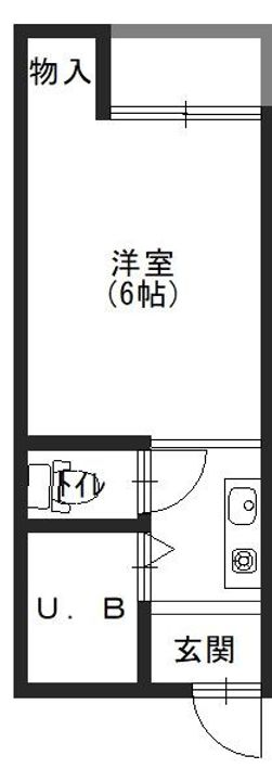 大阪府大阪市旭区大宮1(マンション)の賃貸物件の間取り