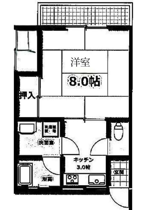 キャッスル塩田の間取り