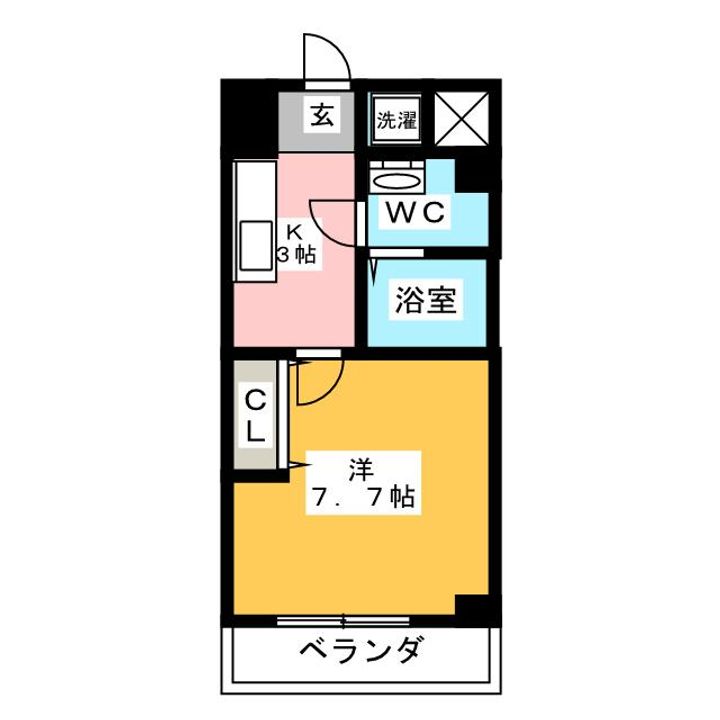 ステージファースト中村橋駅前アジールコートの間取り