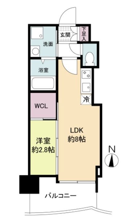 セレニテ日本橋プリエの間取り