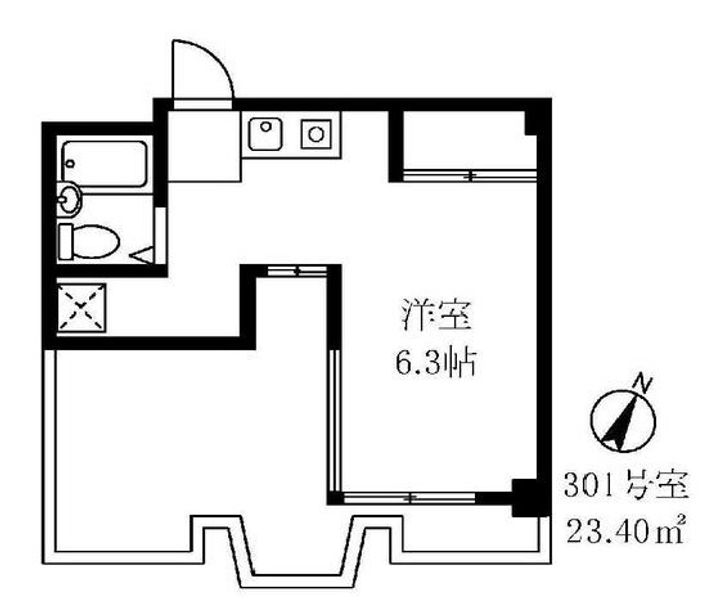東京都世田谷区粕谷4(マンション)の賃貸物件の間取り
