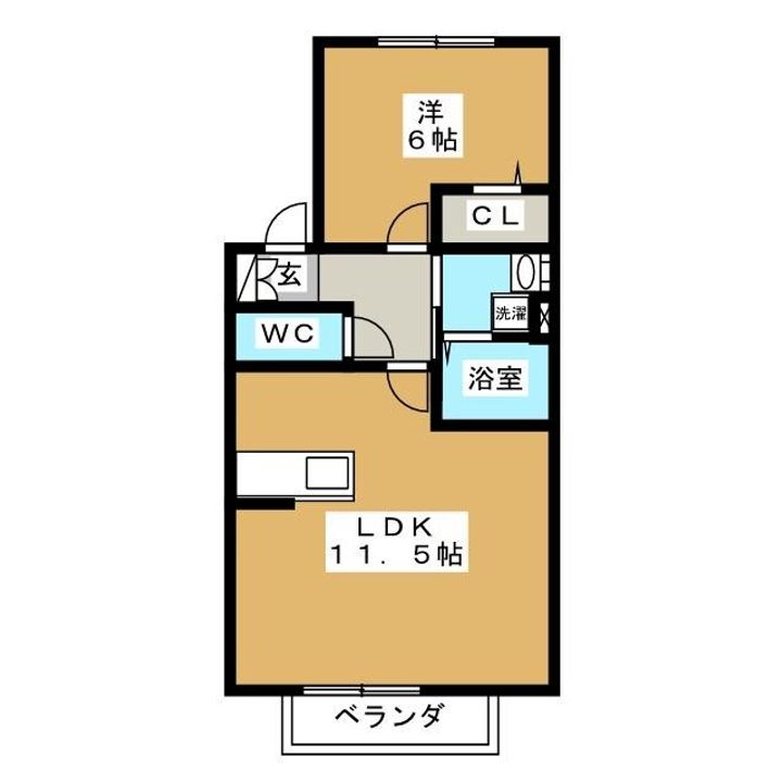フレシール弐番館の間取り