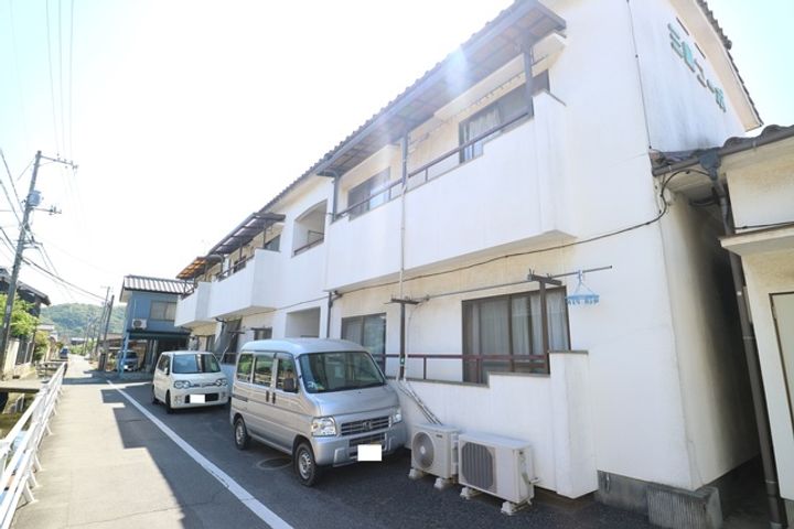 岡山県倉敷市中島(アパート)の賃貸物件の外観