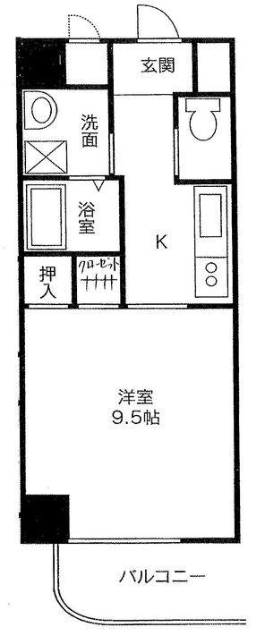 大分県大分市豊饒2(マンション)の賃貸物件の間取り