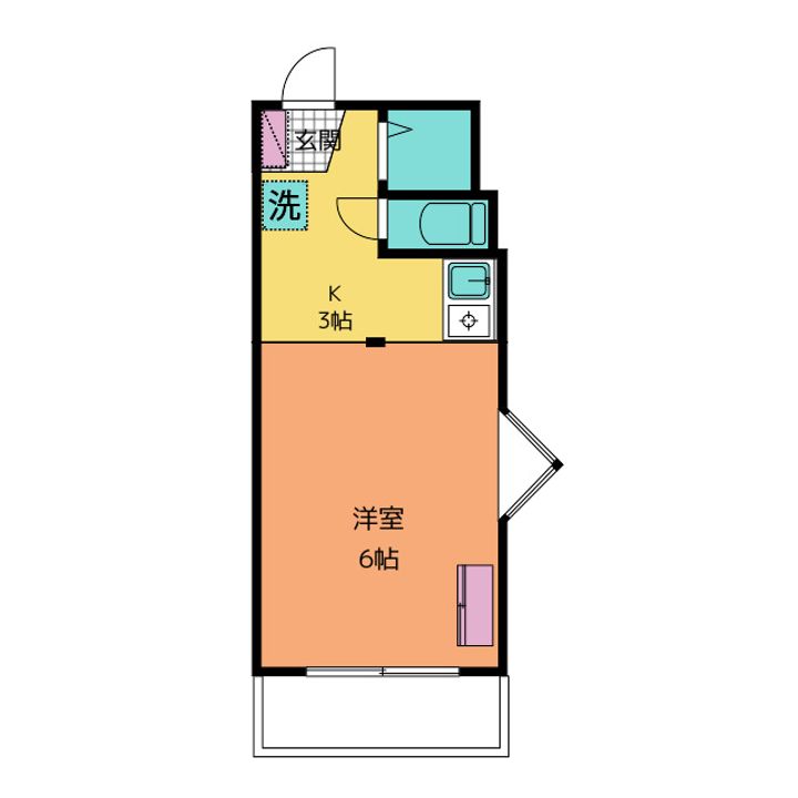 ベルメゾンの間取り