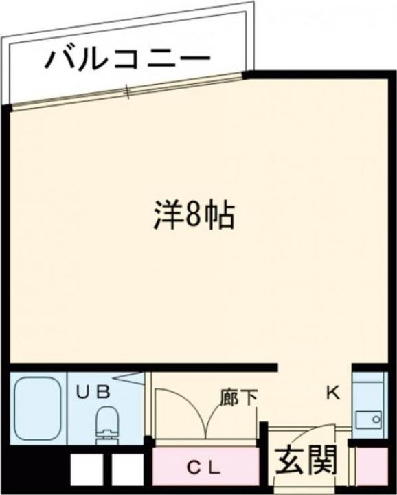 大阪府大東市錦町(マンション)の賃貸物件の間取り