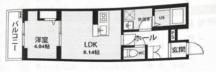 リーブルファイン大袋駅前の間取り
