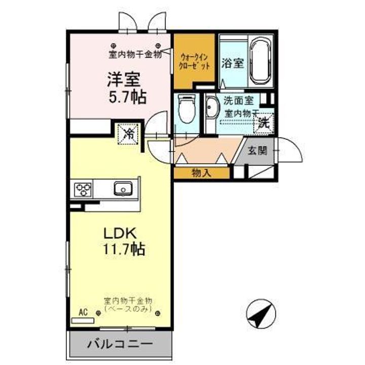ハイデルビーの間取り
