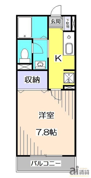 東京都練馬区石神井台3(マンション)の賃貸物件の間取り