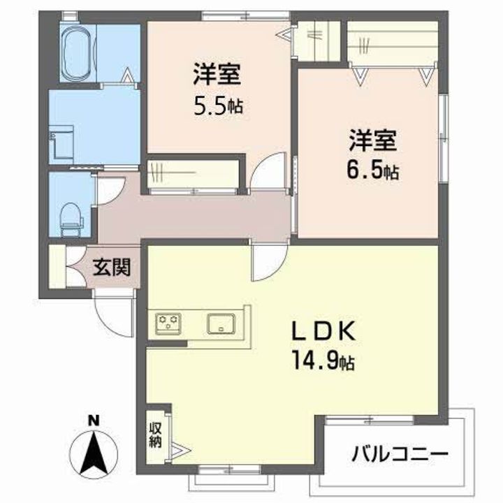 カサ・エスペランサIの間取り