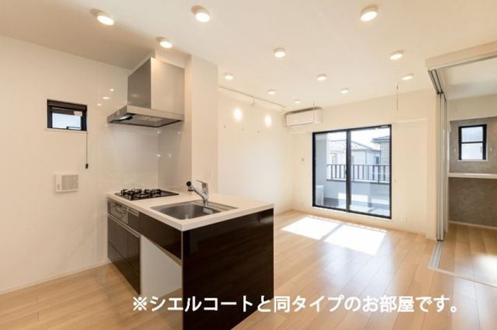 群馬県高崎市飯塚町(アパート)の賃貸物件の居間