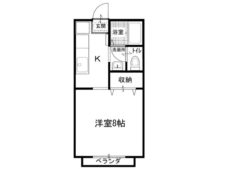 笠田ハイツ8号地の間取り
