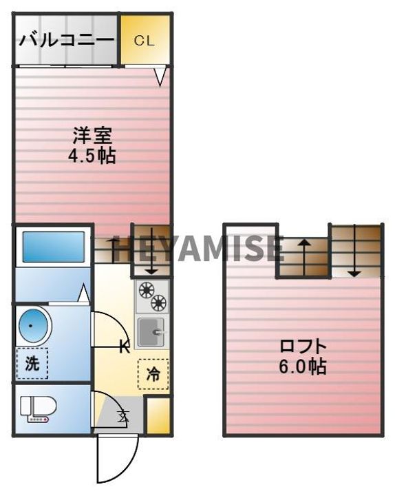 modern palazzo 住吉レジサムの間取り