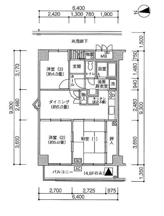 アンサンブル大井の間取り