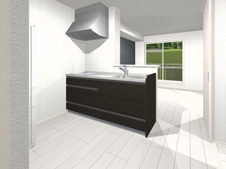 カーサ・フェリーチェ連坊の居間