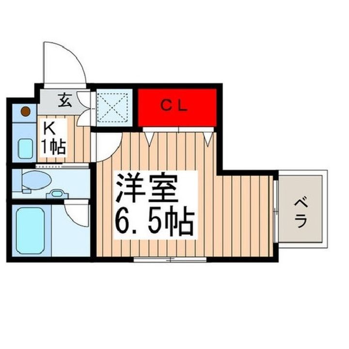 メション志木の間取り