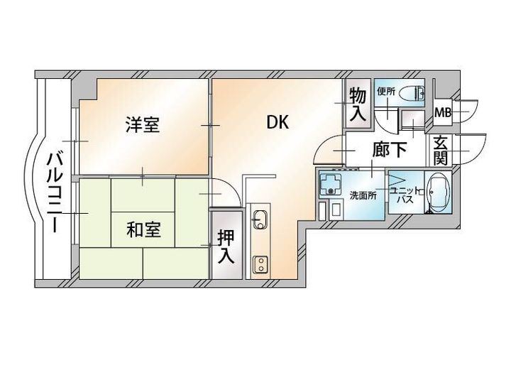 U residence三鷹の間取り