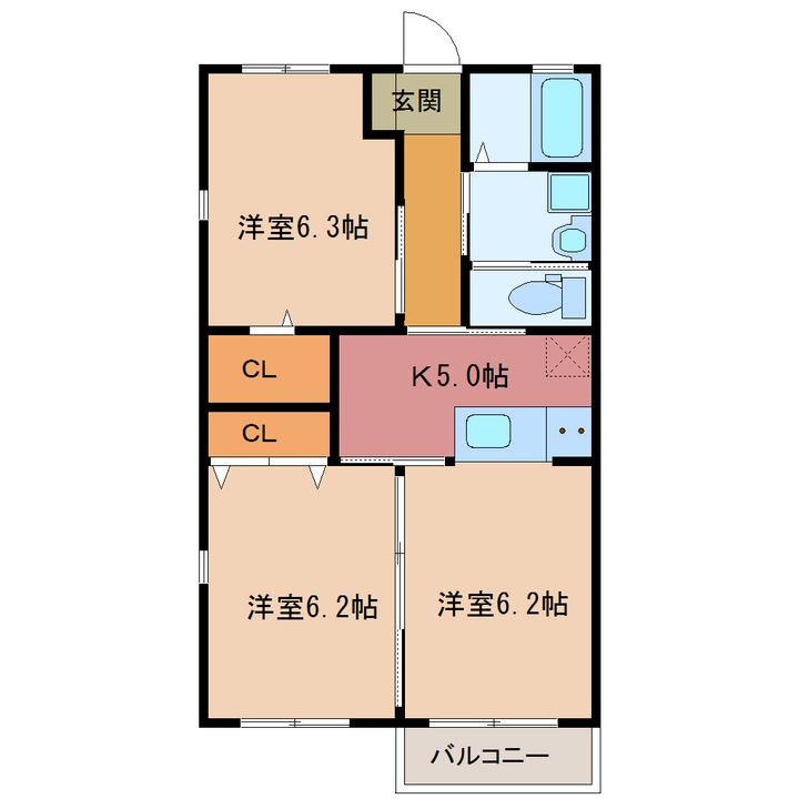 クレアール(Creare)の間取り