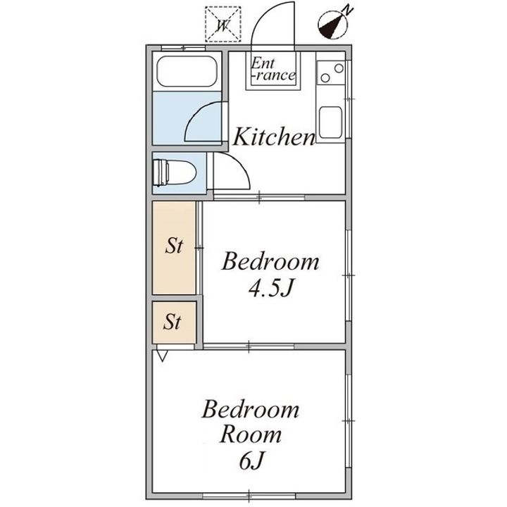 オレンジコーポの間取り