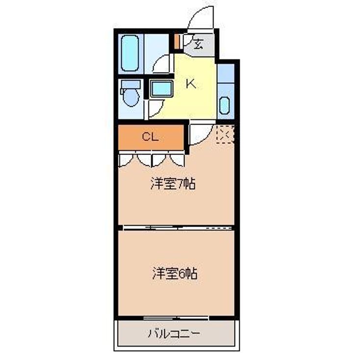 イーグルハイツ宮町の間取り