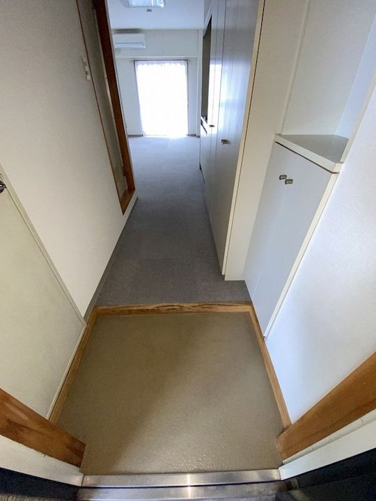 神奈川県伊勢原市東成瀬(マンション)の賃貸物件の玄関