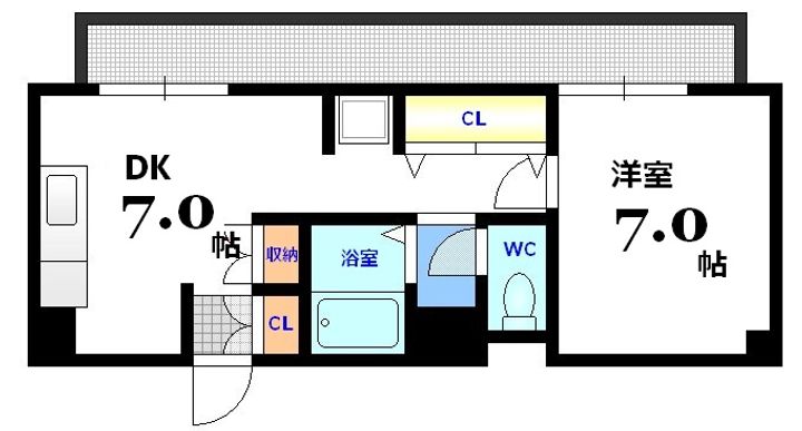 オルゴグラード広島の間取り