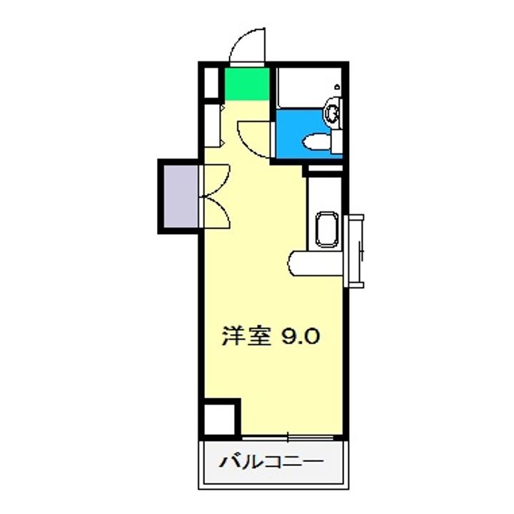 ヴィラ アンソレイエ葛島の間取り