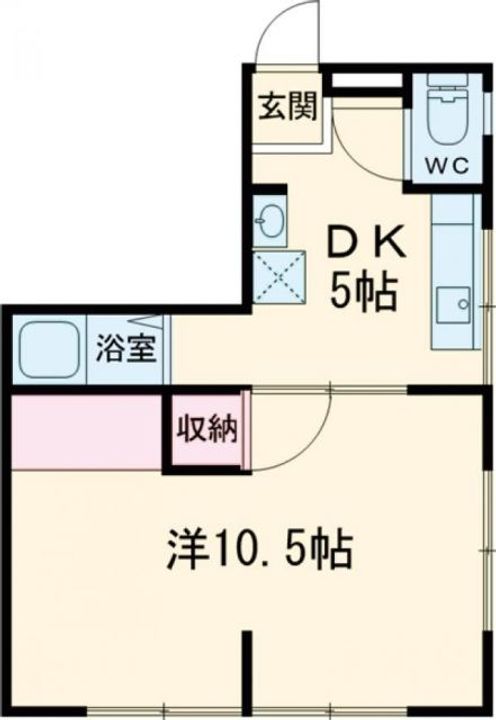第二伊勢中川ハイツの間取り