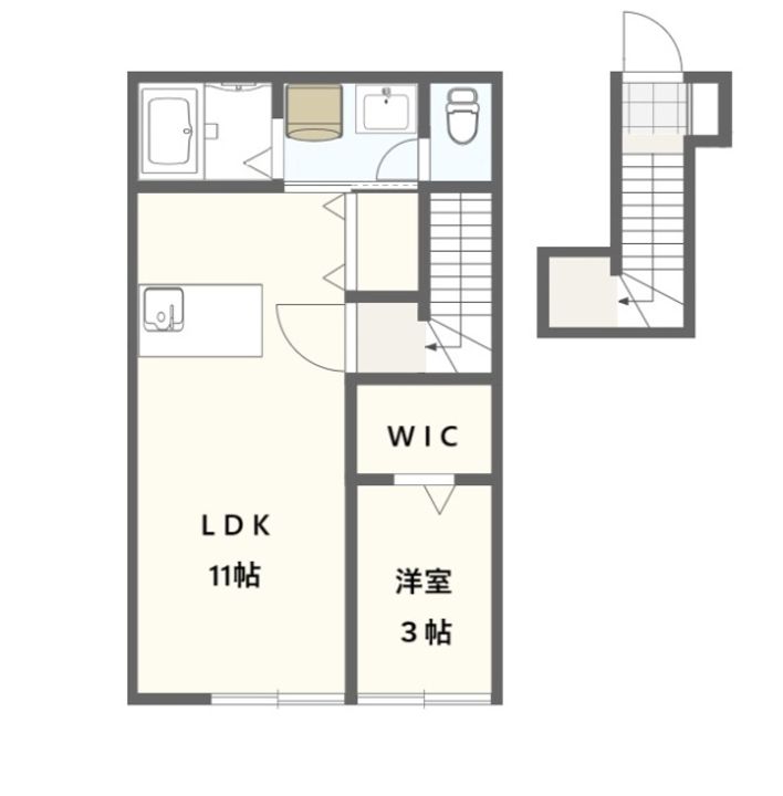 リヴィエール町東の間取り