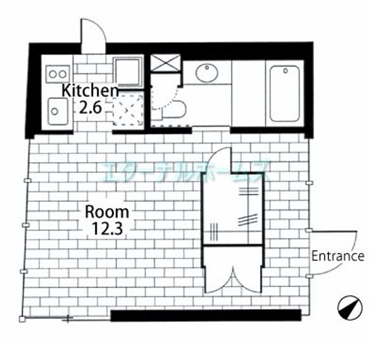 crane courtの間取り