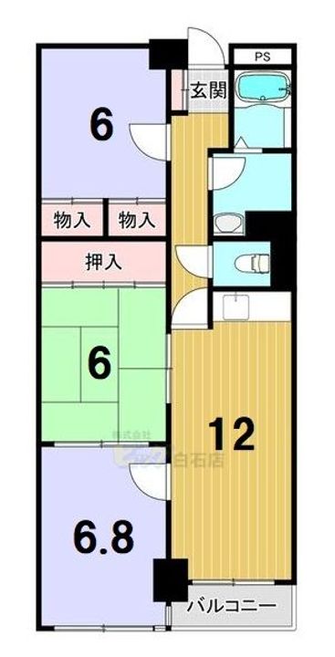 コーユーハイデンスの間取り